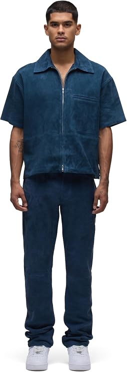 HUDSON Men's Suede Slim 5 Pocket Pant