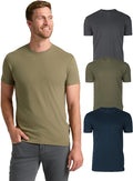 True Classic Mens T-Shirts – Short Sleeve Crew Premium Athletic Fitted Cotton-Poly Mens T-Shirts, Soft Breathable Plain Crew Neck Tee, Casual Shirts for Men Multipack