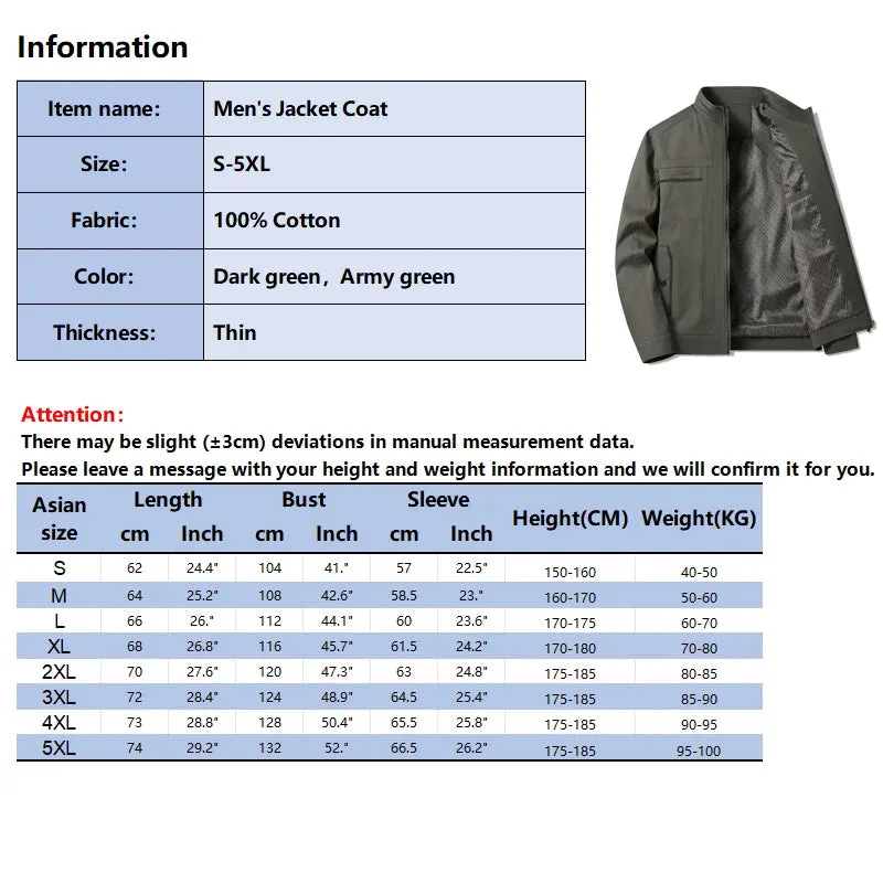 2024 New Men Spring Autumn Solid Color Lapel Comfortable Jacket Men Pocket Fashion Casual Outdoors Windproof Jacket Male Coat