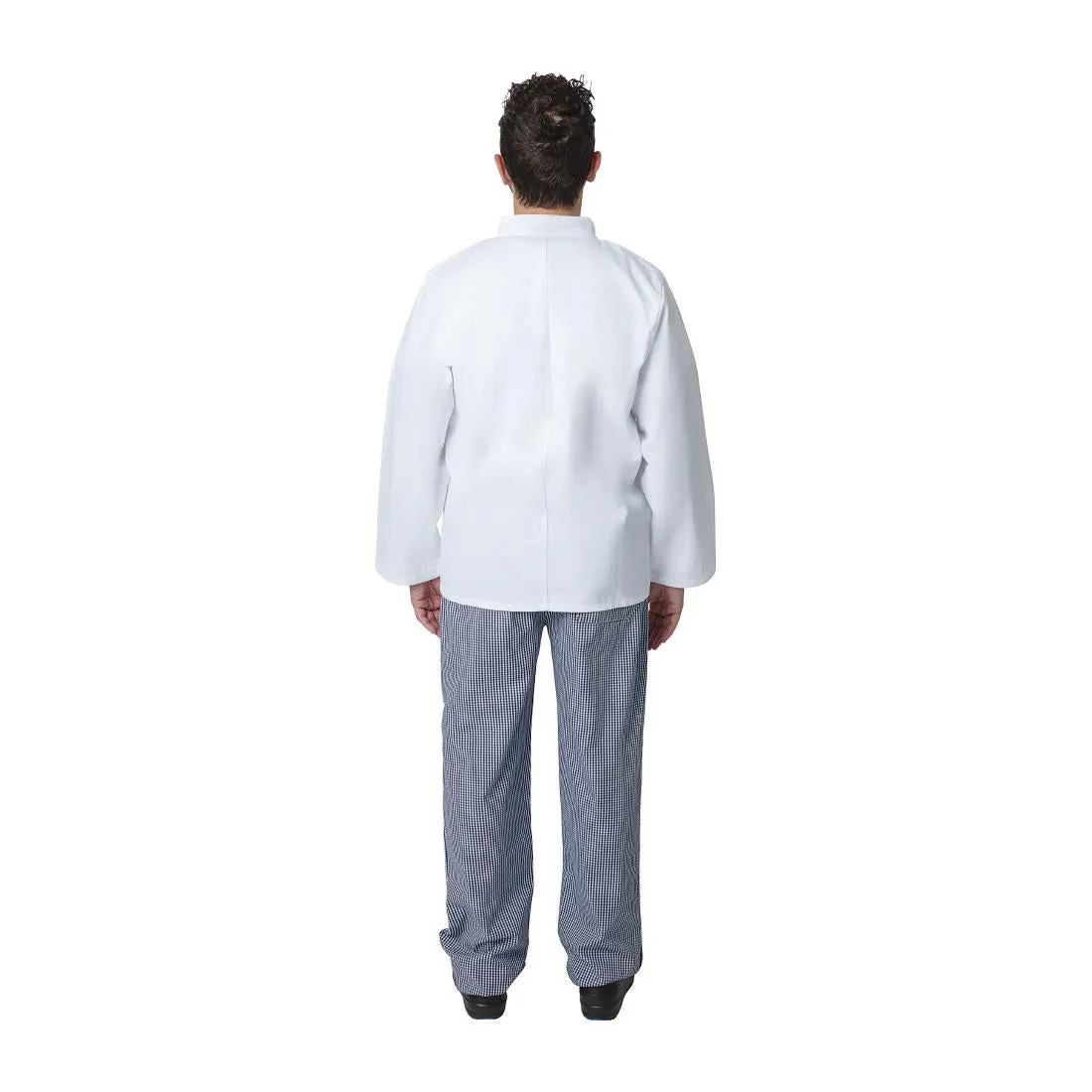 A134-L Whites Vegas Unisex Chefs Jacket Long Sleeve White L