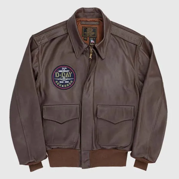 Aviator Leather 75th Anniversary Limited Edition D-Day Jacket