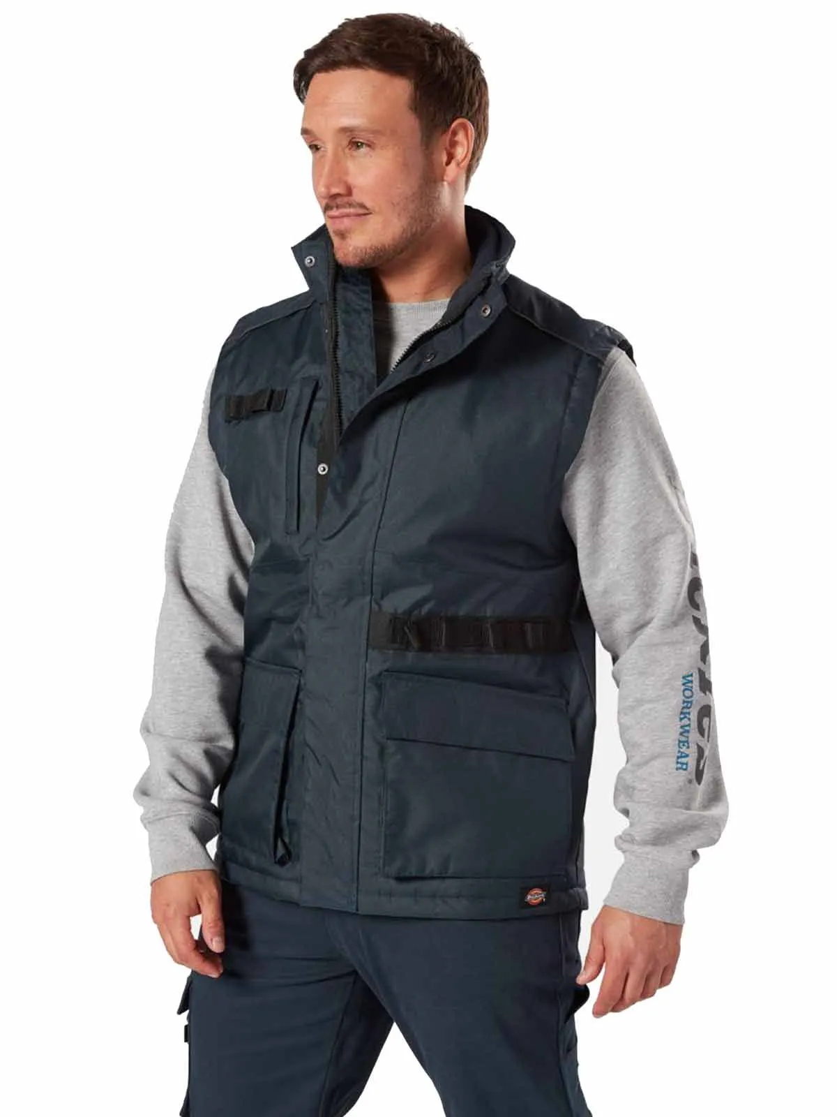 AWT&#x20;Utility&#x20;Work&#x20;Vest&#x20;Bodywarmer&#x20;-&#x20;Dickies