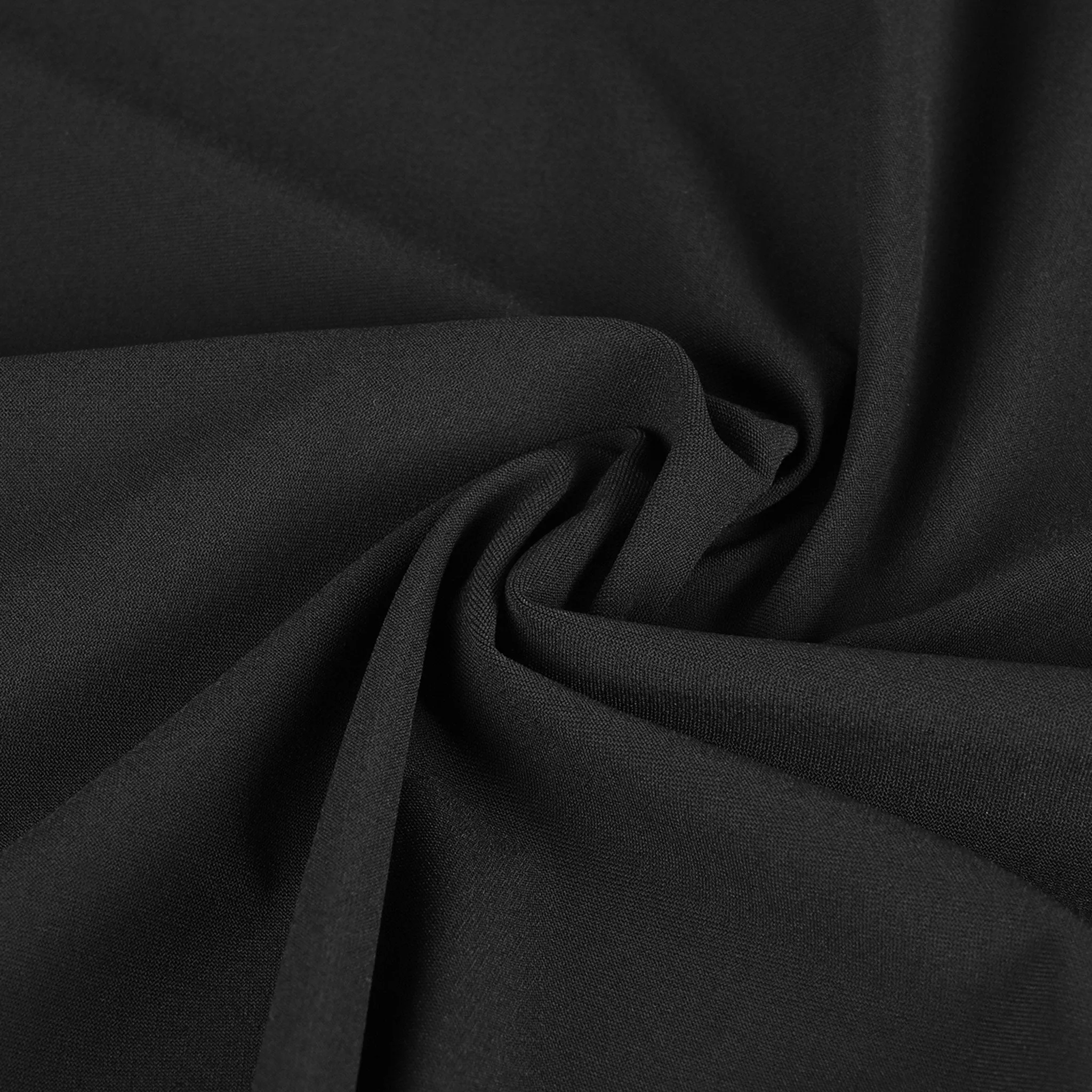 Black Jersey Fabric 373