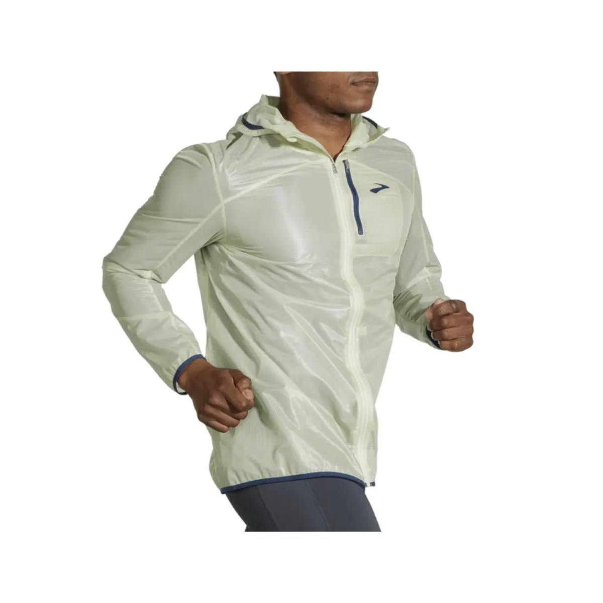 Brooks Altitude Jacket Cream Blue