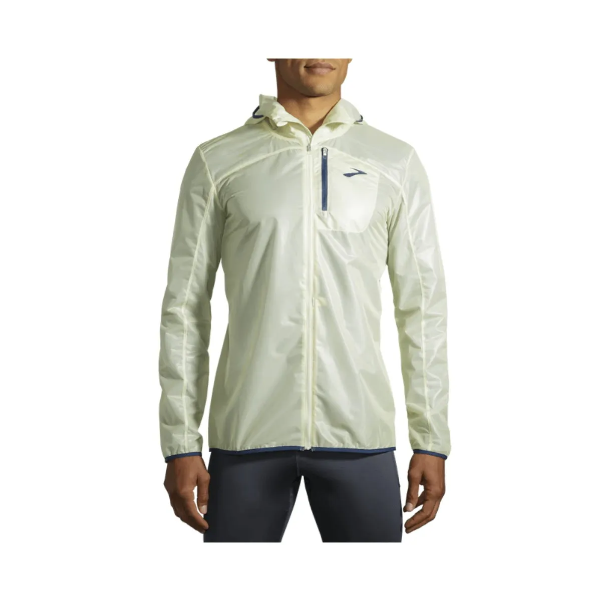 Brooks Altitude Jacket Cream Blue