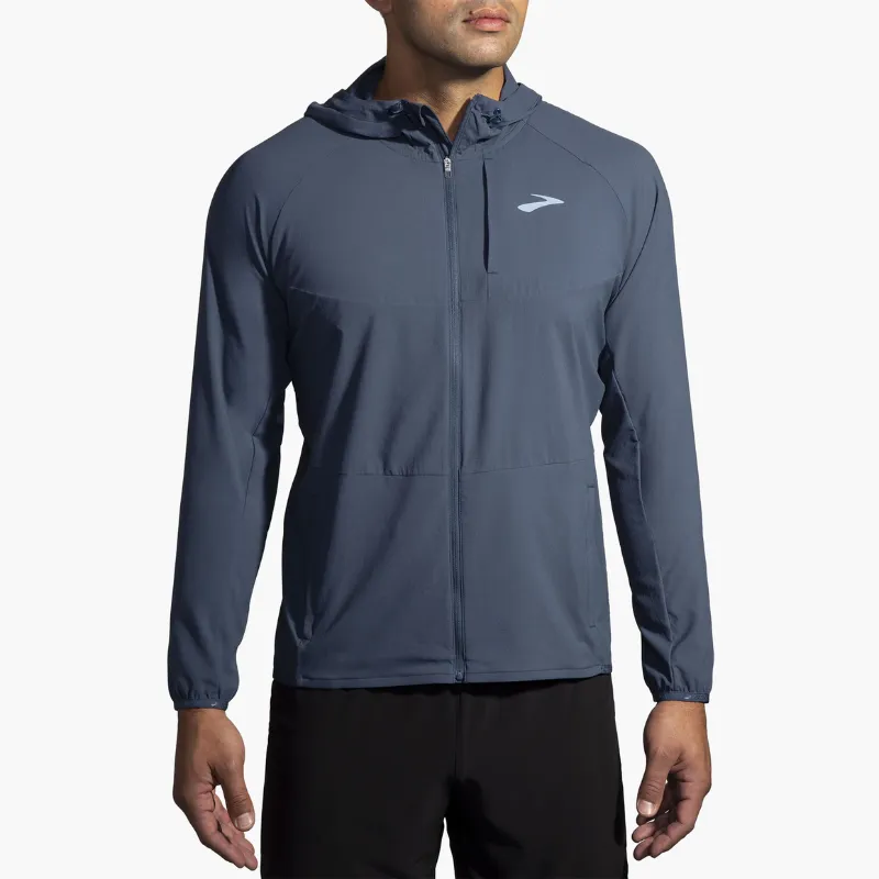 Brooks Men's Canopy Jacket in Blue Slate