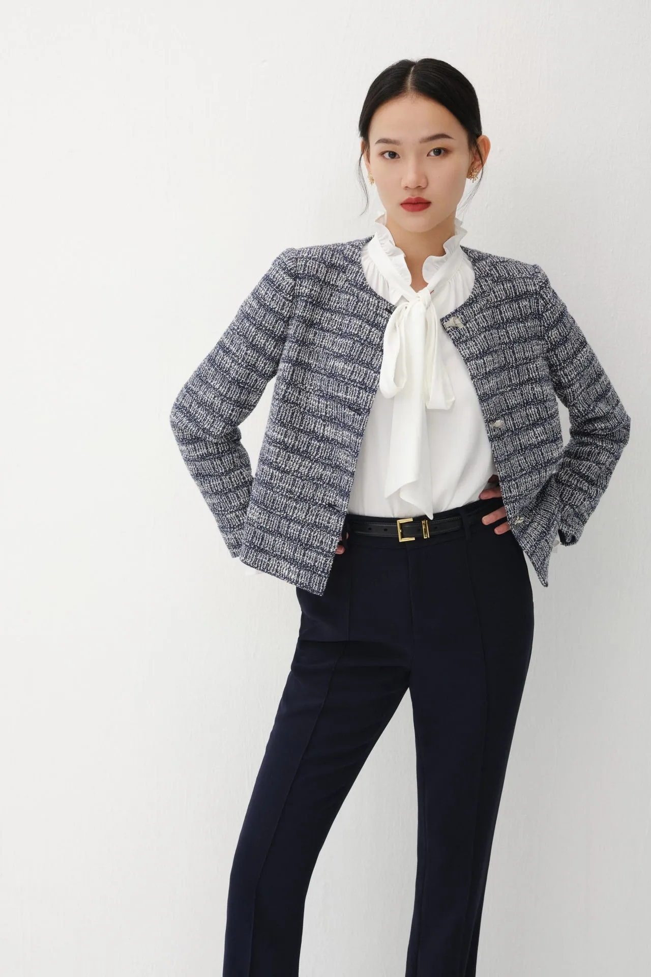 Coco Cotton Rich Lurex Tweed Jacket