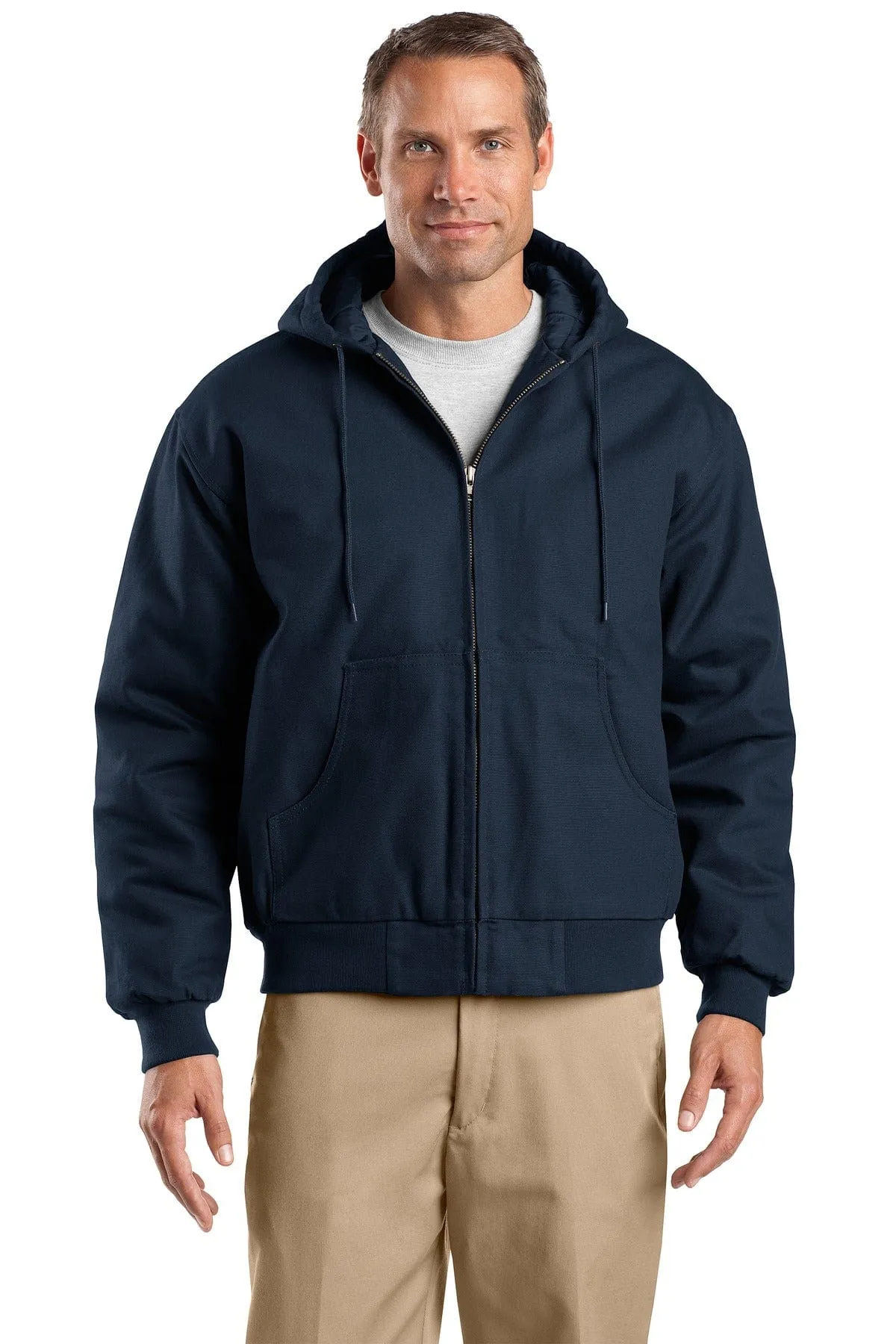 CornerStone ®  Tall Duck Cloth Hooded Work Jacket. TLJ763H