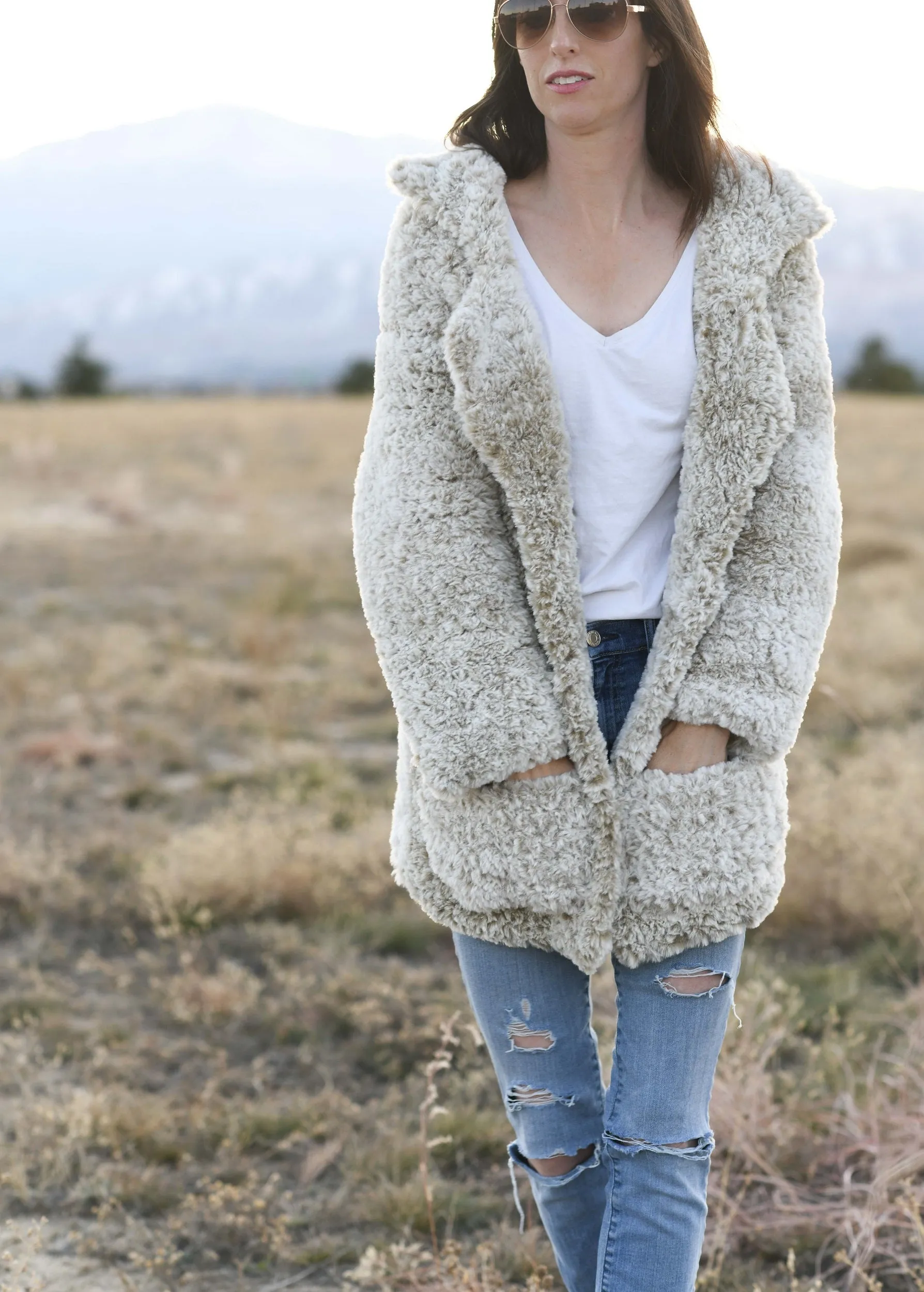 Crochet Kit - Faux Fur Coat