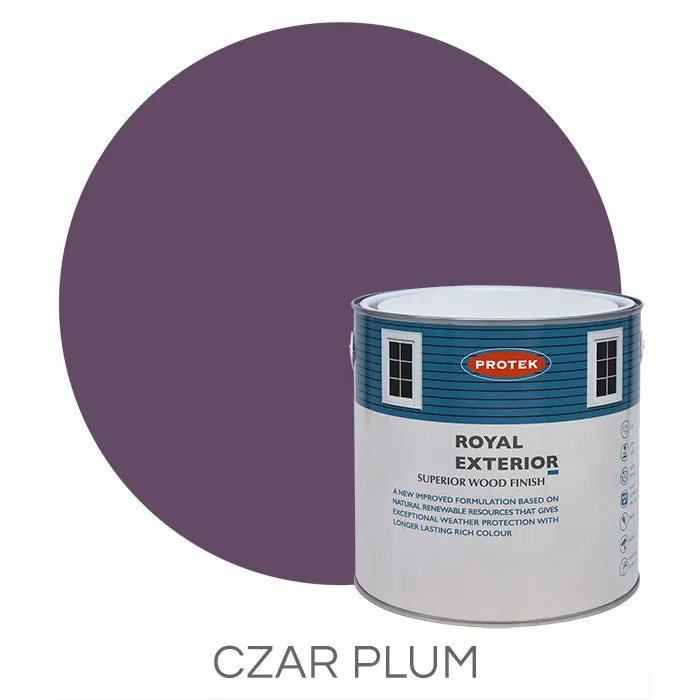 Czar Plum Royal Exterior Wood Finish