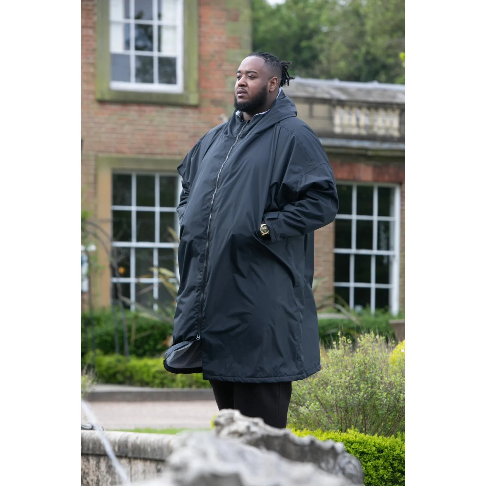 Webber Mens Big & Tall Hooded Changing Robe D555