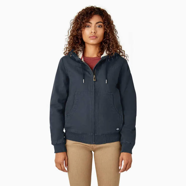 Dickies Women's Fleece Lined Duck Canvas Jacket