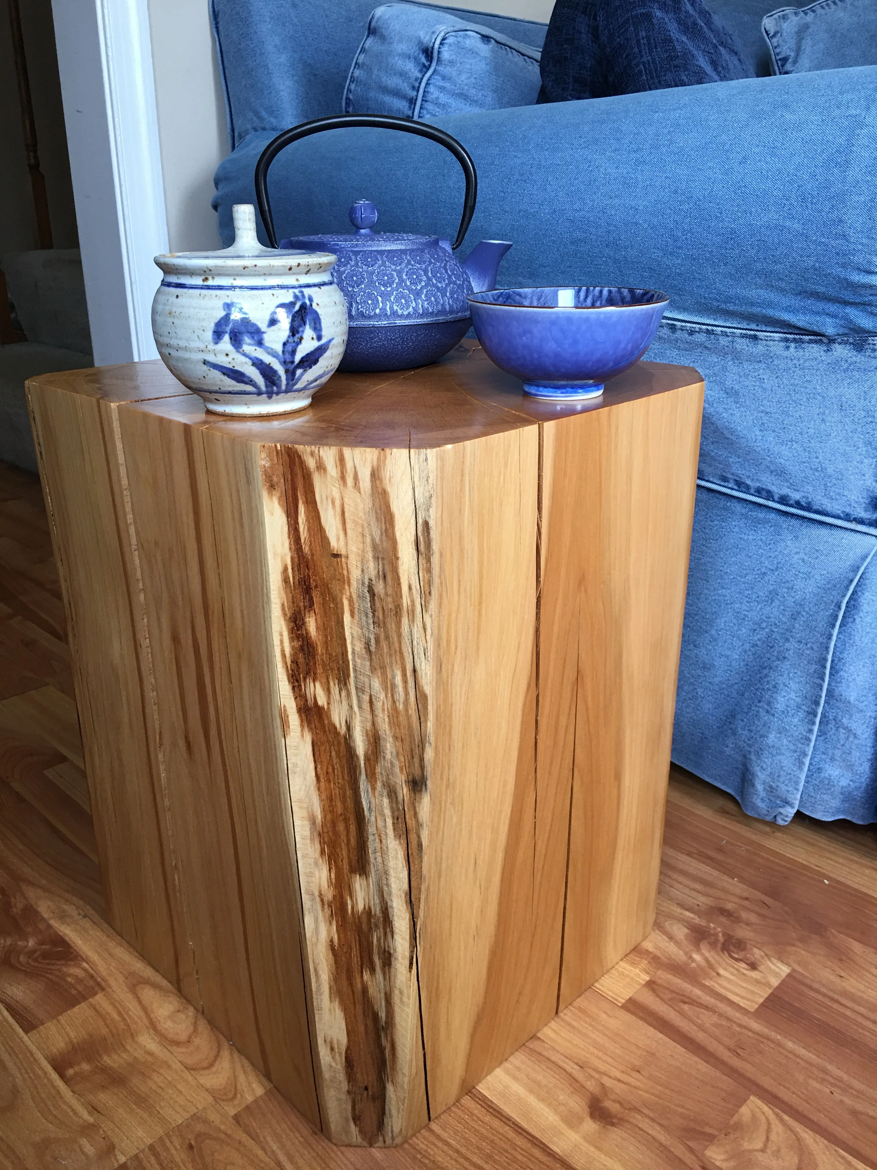 Extra Large Cube Reclaimed Solid Wood Coffee Table