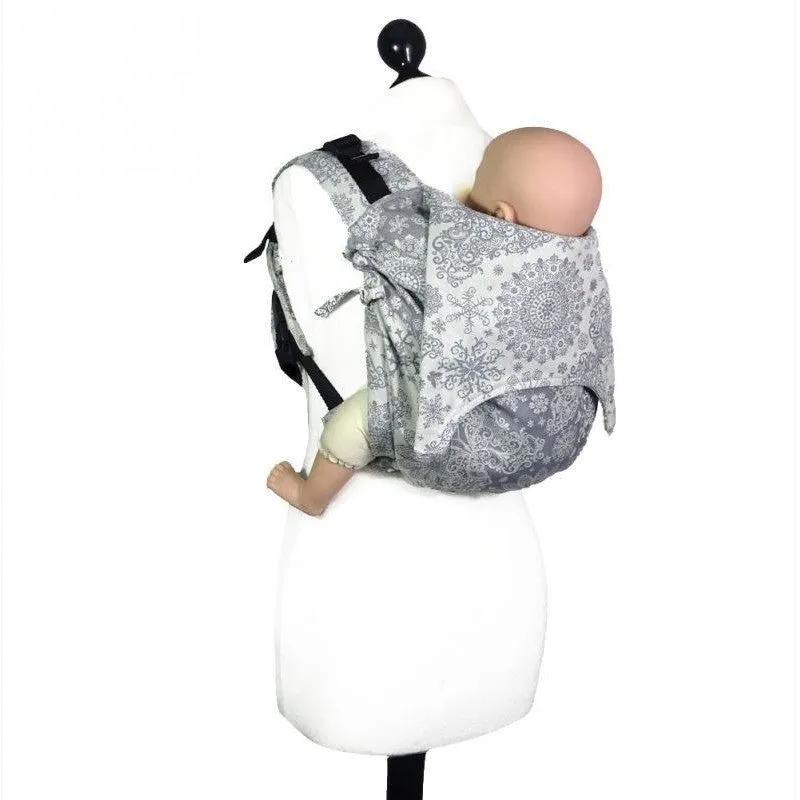 Fidella Onbuhimo back carrier - Iced Butterfly smoke