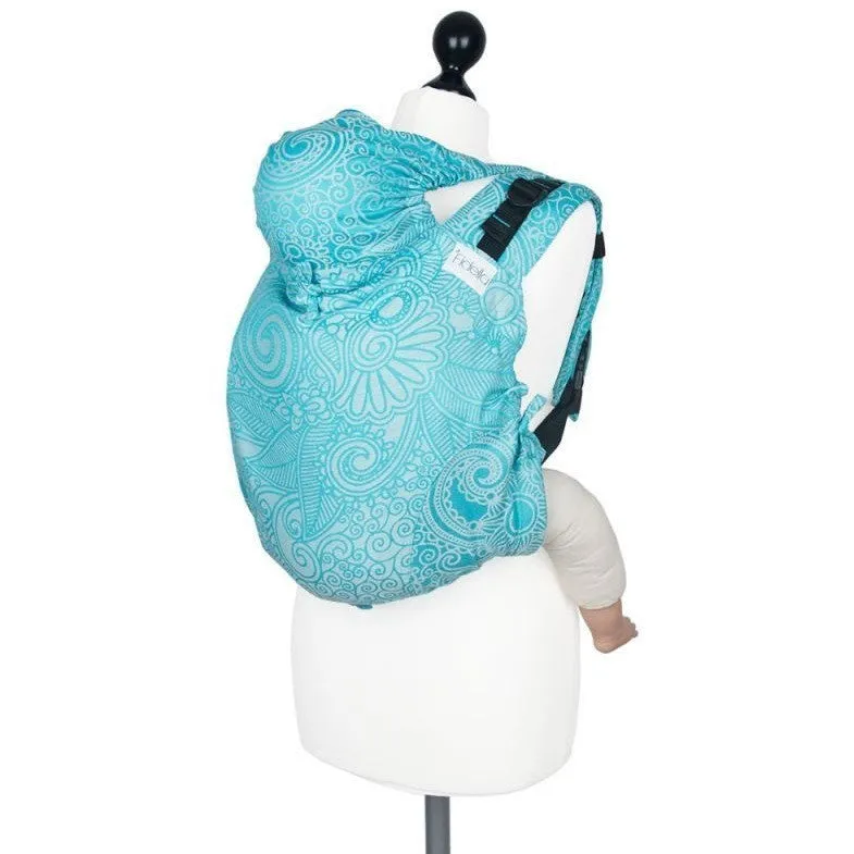 Fidella Onbuhimo back carrier - Masala Scuba Blue