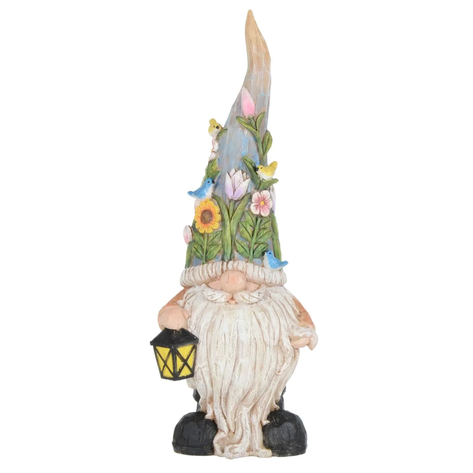 Garden Gnome Tall Hat Garden Decoration Resin Ornament 40cm