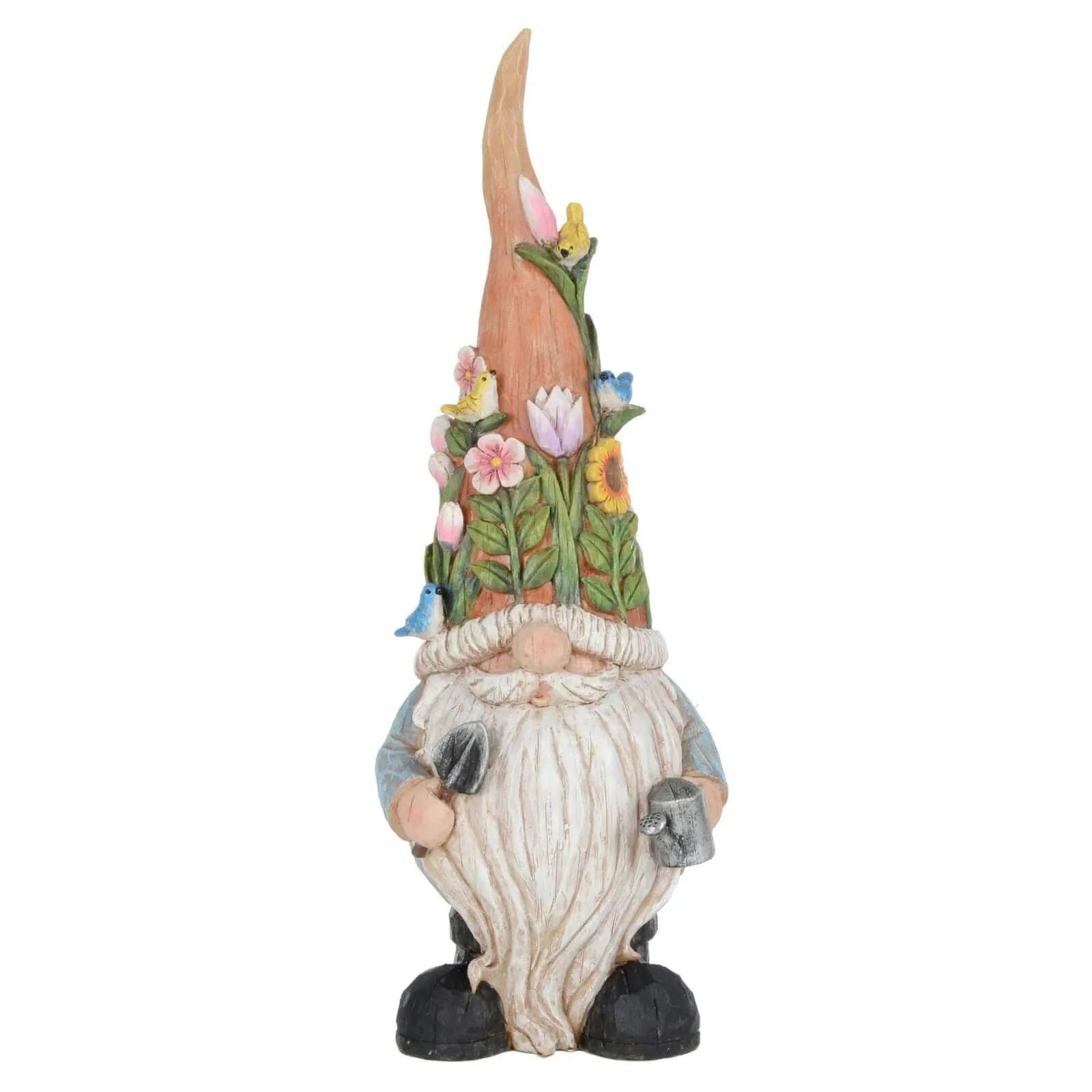 Garden Gnome Tall Hat Garden Decoration Resin Ornament 40cm