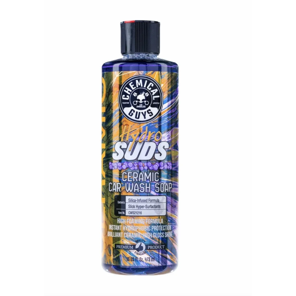 HydroSuds High-Gloss Hyper Foaming SI02 Ceramic Car Wash Soap