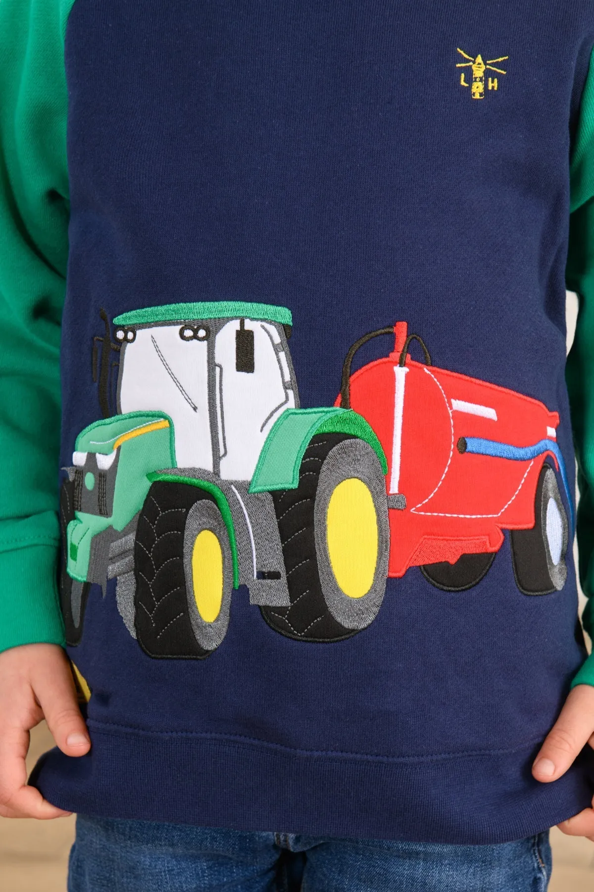 Jack Hoodie - Green Tractor Slurry