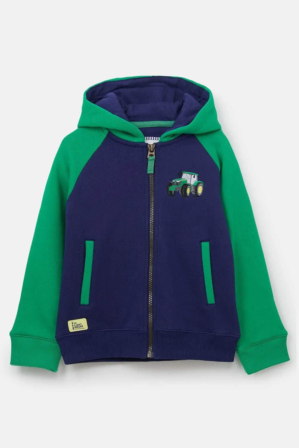 Jackson Full Zip Hoodie - Green Tractor