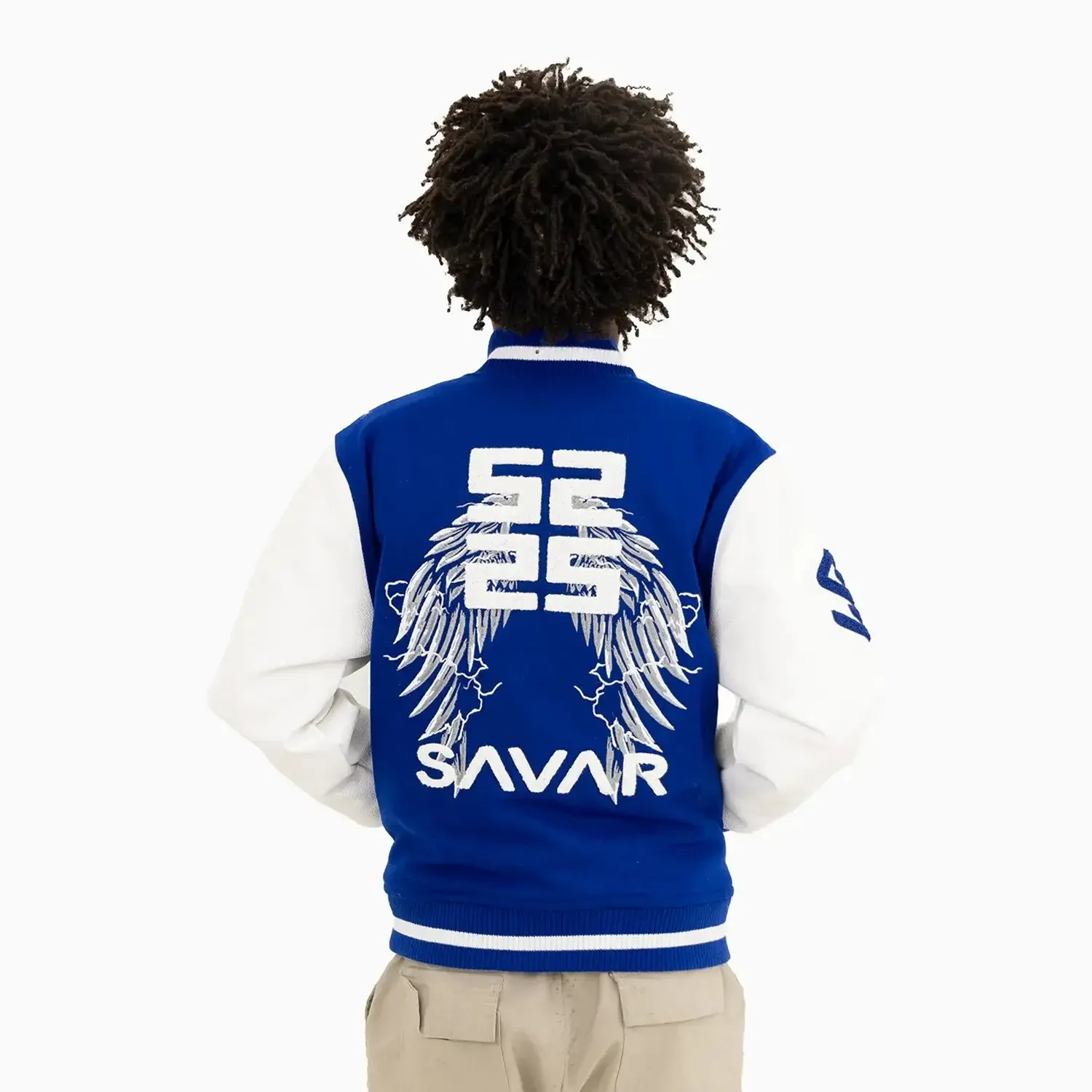 Kid's Wings Wool Varsity Jacket