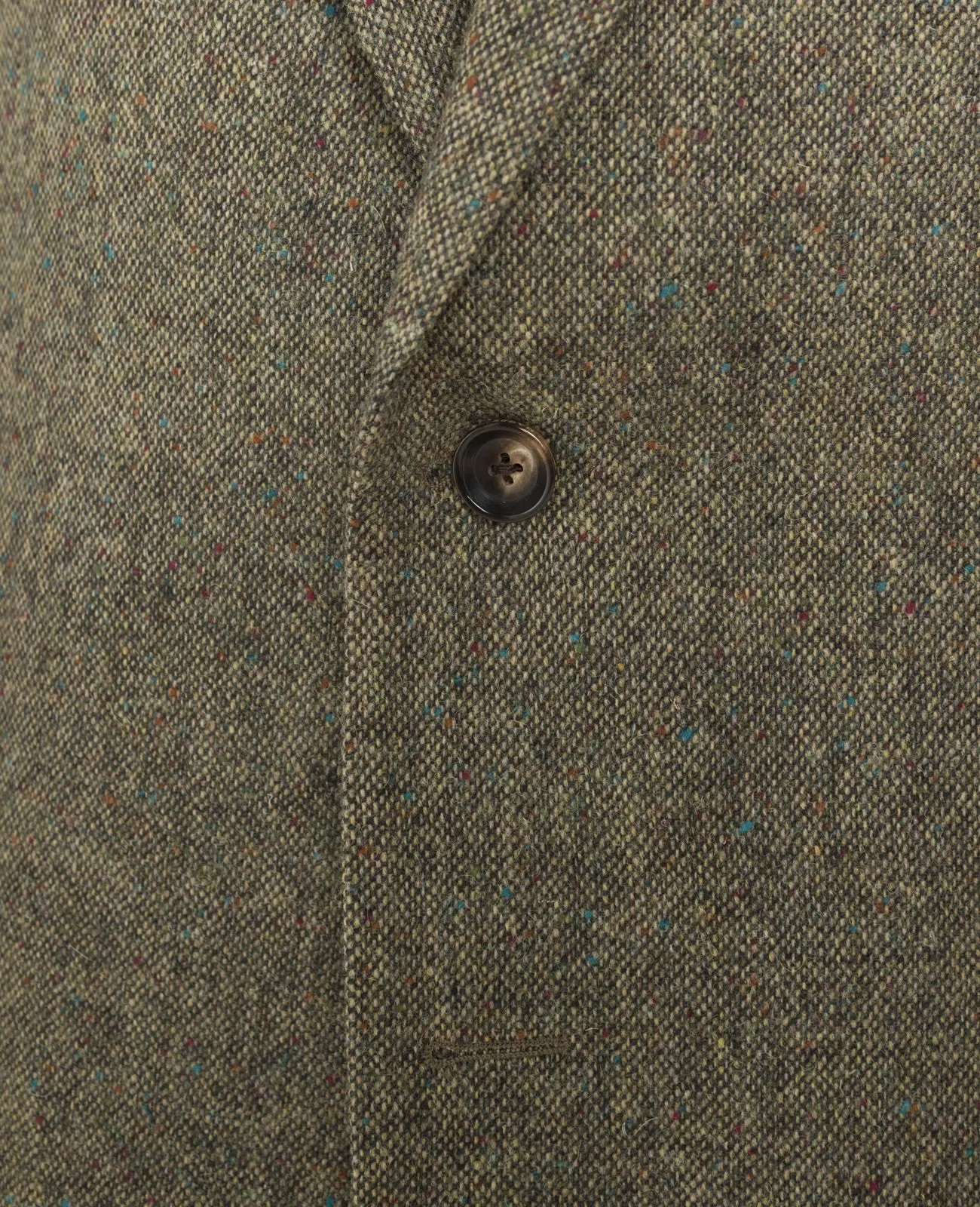 MAGEE Handwoven Donegal Tweed Jacket - Mens Liffey - Green Salt & Pepper