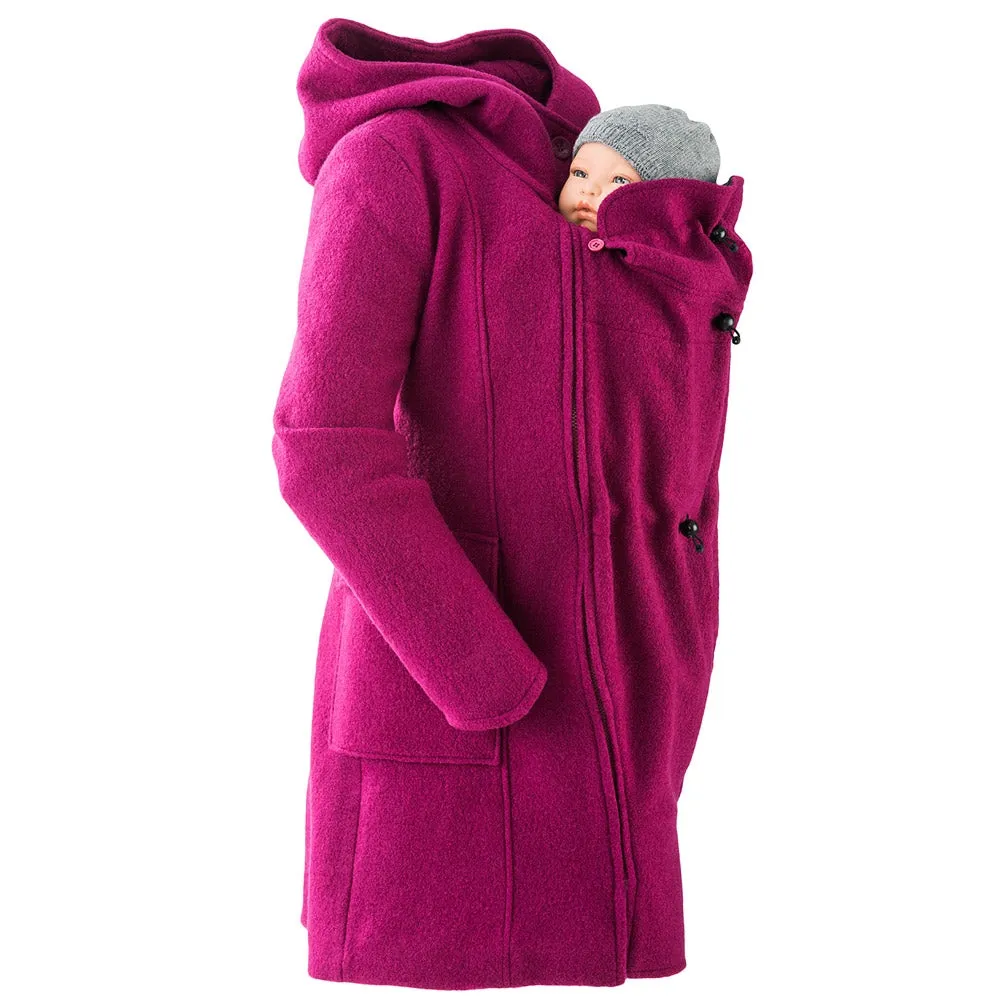 Mamalila Vienna Berry Wool Babywearing Coat