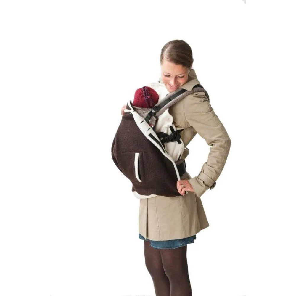 Mamalila Wool Babywearing Cover - Brown / Beige