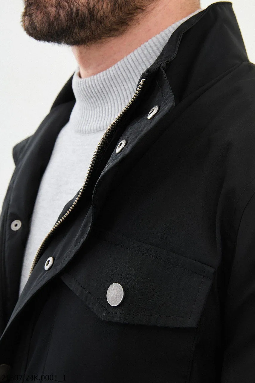 Men's Black Field Utility Jacket