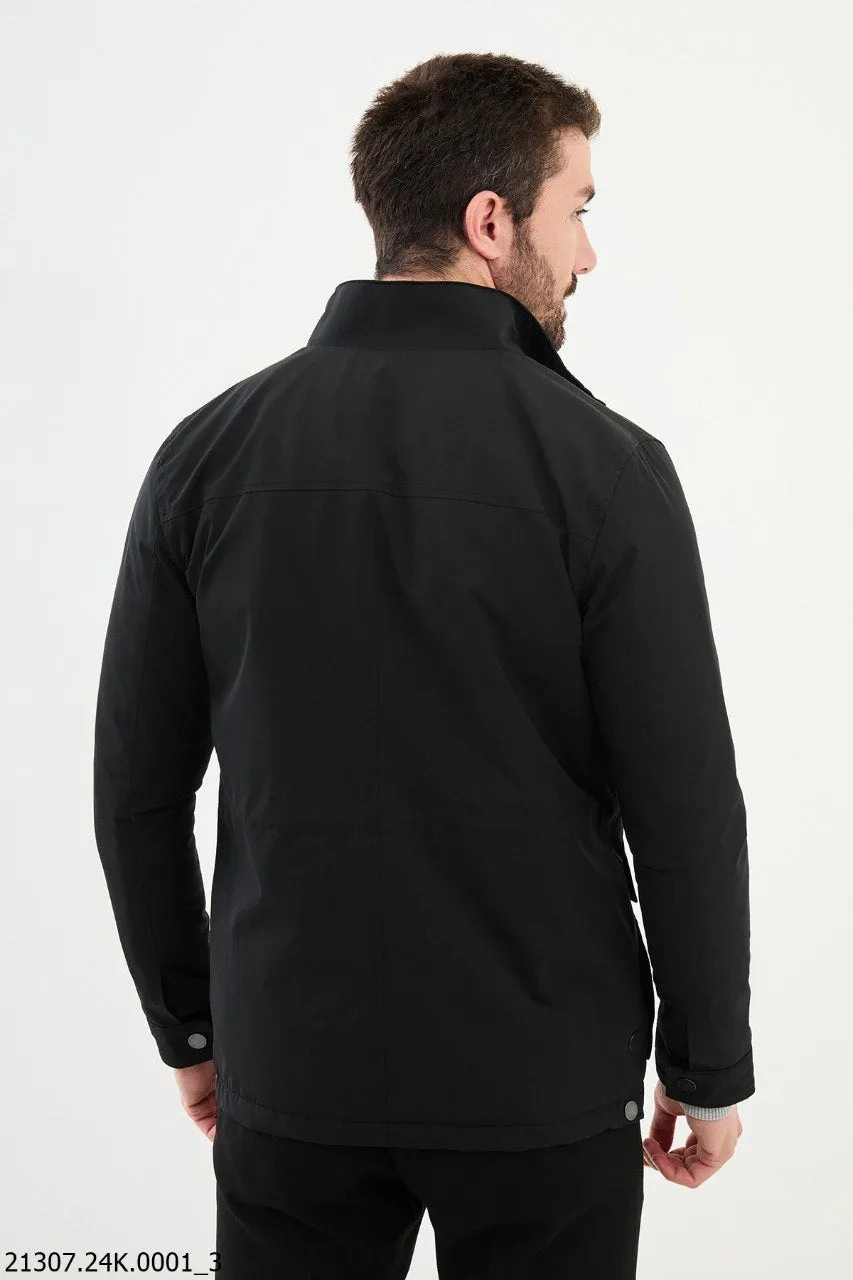 Men's Black Field Utility Jacket