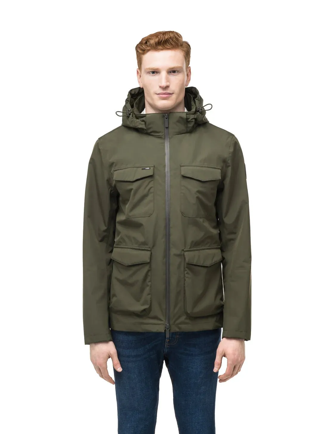 NOBIS HOLDEN Waterproof Field Jacket for Men - Stylish Outdoor Outerwear with Adjustable Features and High-Performance Insulation