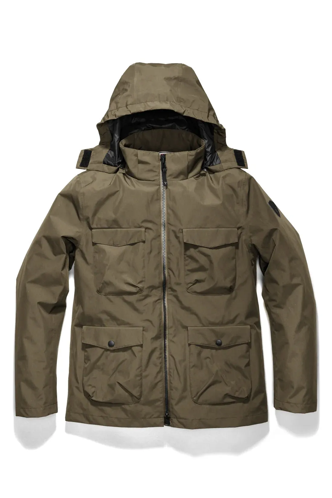 NOBIS HOLDEN Waterproof Field Jacket for Men - Stylish Outdoor Outerwear with Adjustable Features and High-Performance Insulation