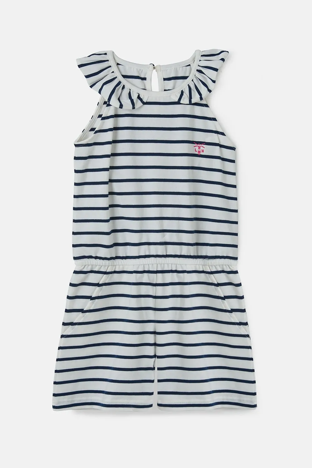 Penelope Playsuit - Cloud Stripe