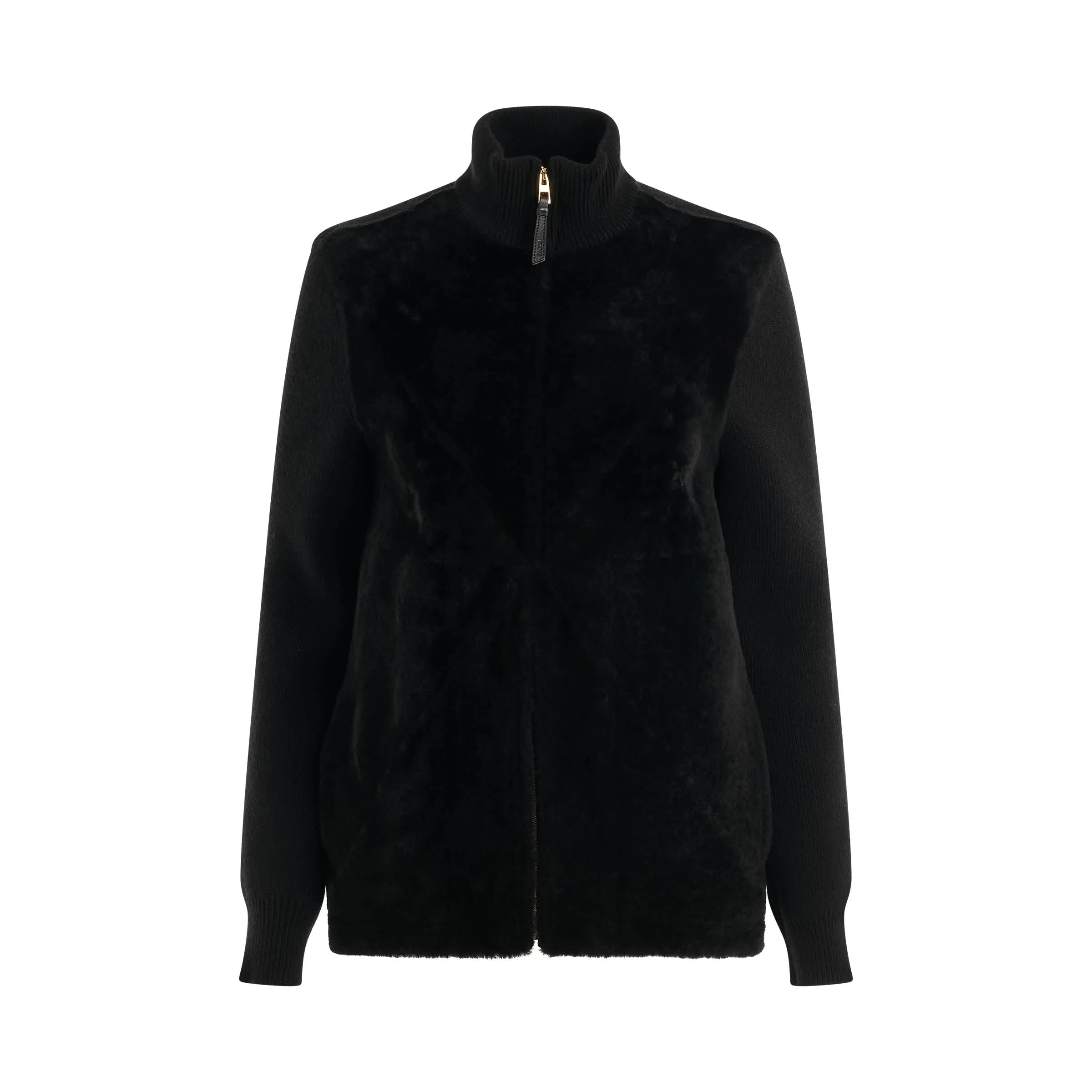 Puzzle Fold Jacket in Black no