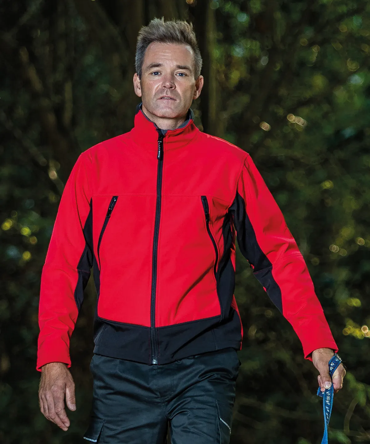 Red/Black - Softshell activity jacket