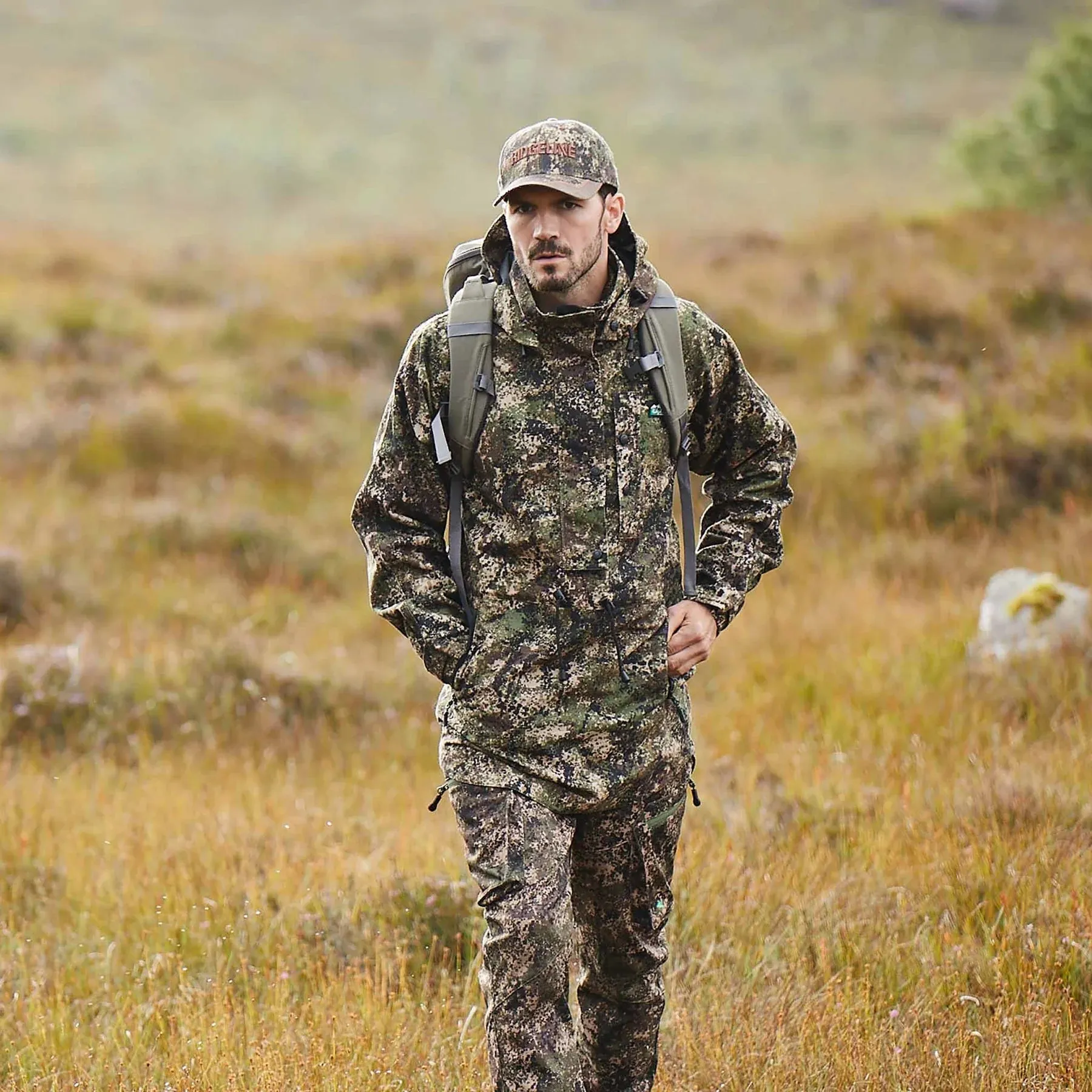 RIDGELINE Mens Monsoon Classic Smock - Dirt Camo