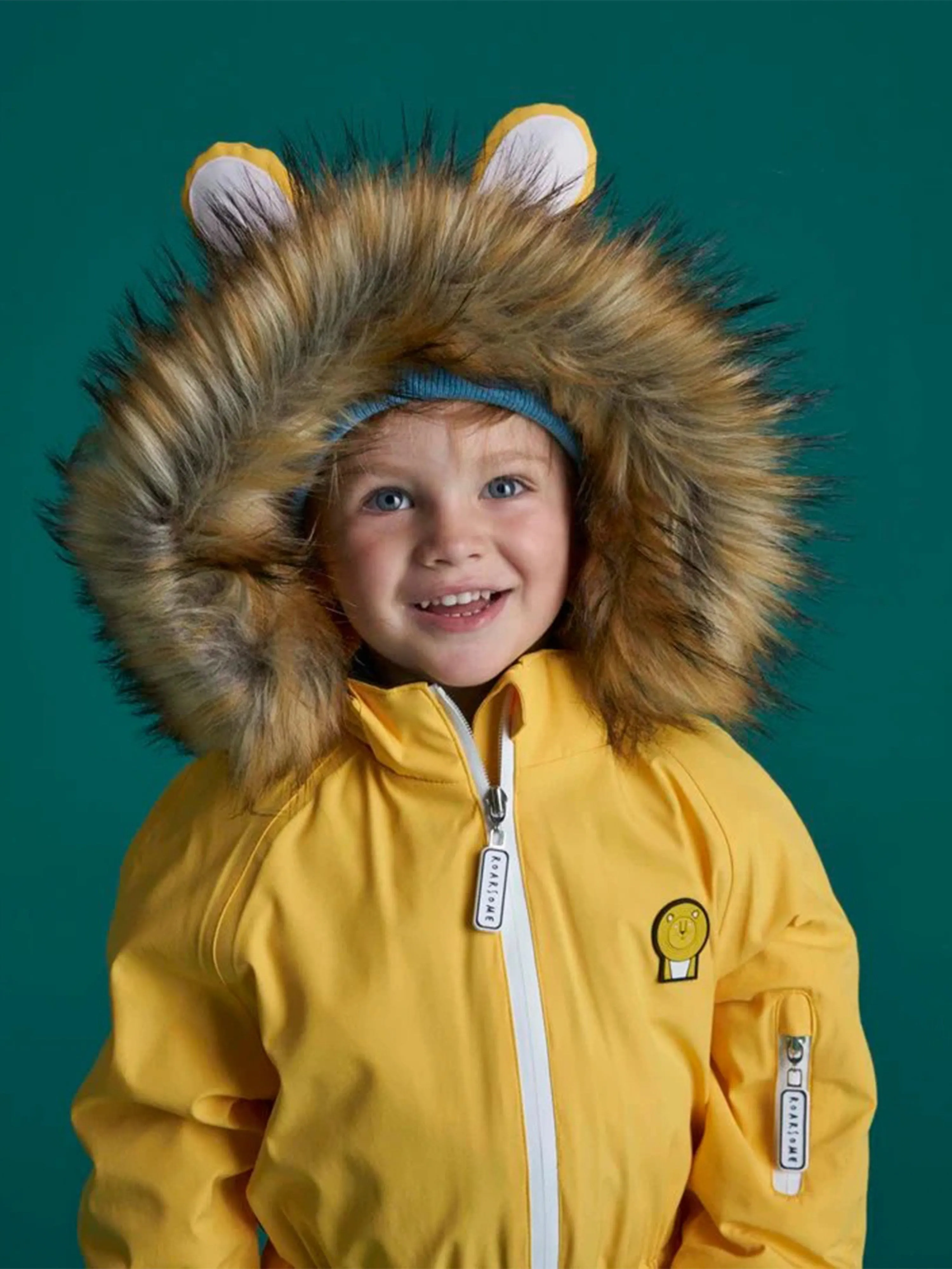 Roarsome Kids Cub Snowsuit in Yellow