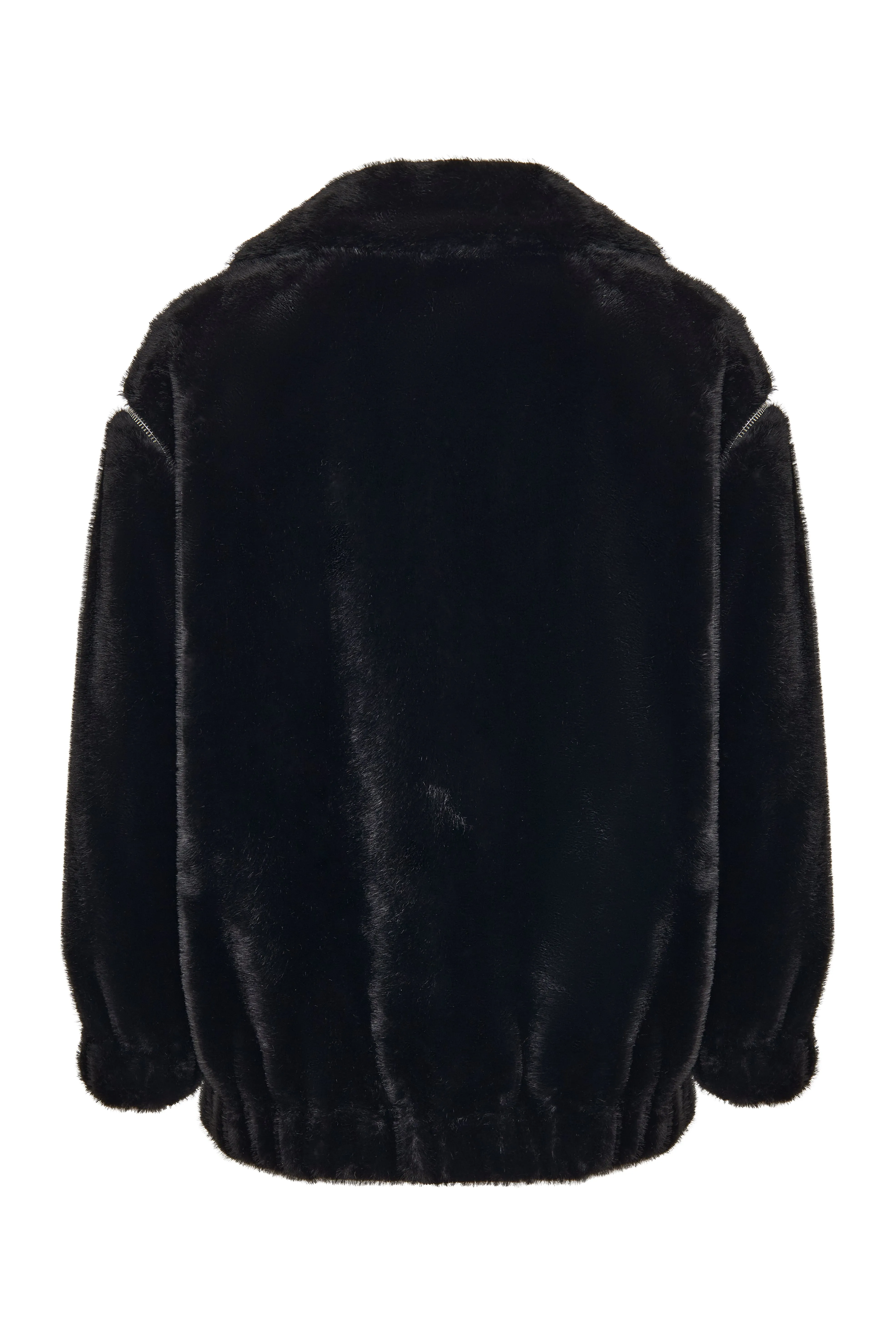 Short Faux Fur Coat Marilyn - Black