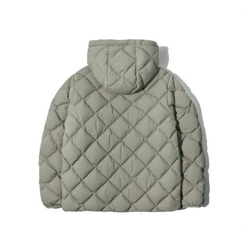 Snow Peak Diamond Stitched Quilted Jacket - Olive