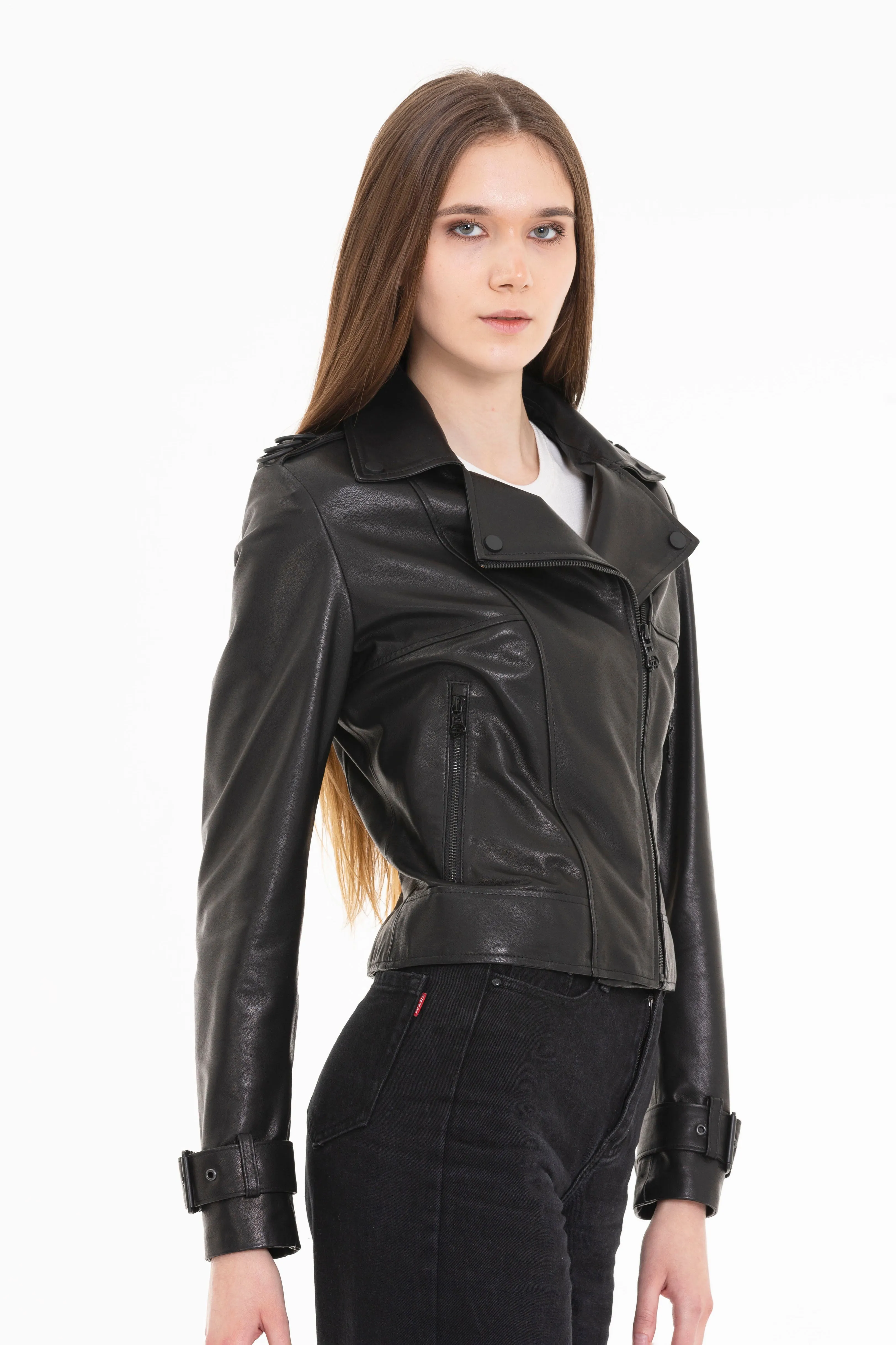 The Baracana  Leather Women Jacket