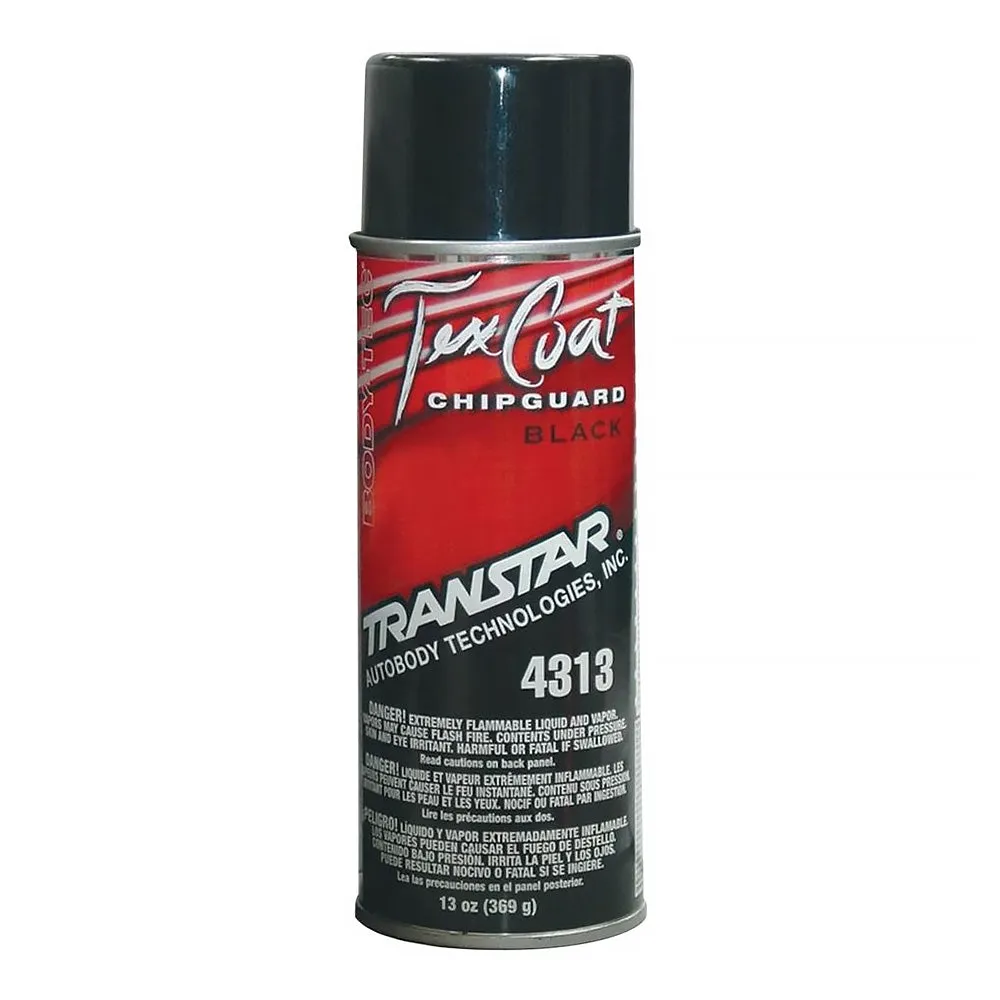 TRANSTAR Tex Coat Underbody Stone Chip Guard 369g Aerosol Black