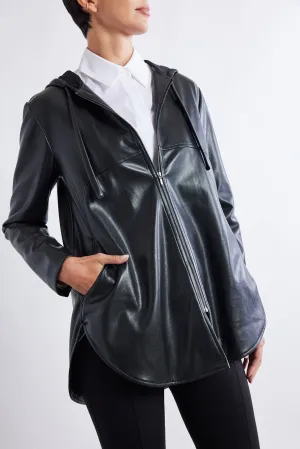 Vegan Leather Not Too Oversized Jacket