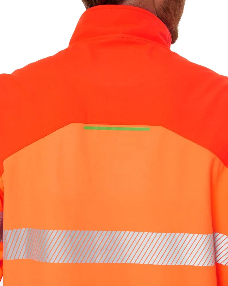 WO-3T Taped Softshell Jacket - Orange